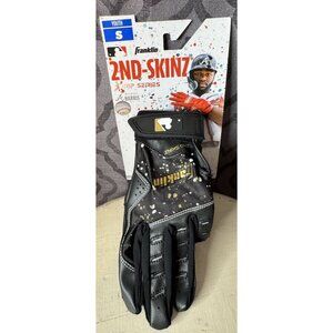 Franklin 2nd Skinz Youth Small Gloves New Black Baseball